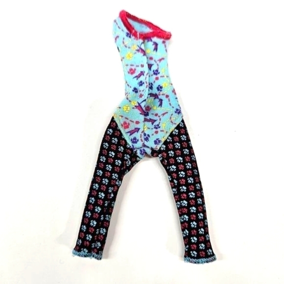 Monster High Dance Class Howleen Wolf Replacement Leotard Outfit & Bag Purse - Picture 2 of 5